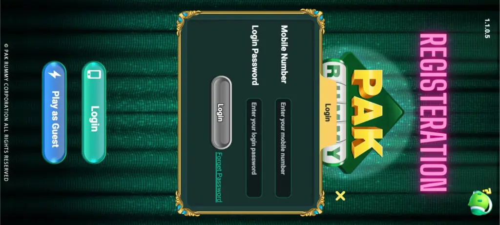 pak rummy game